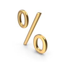 Gold Percent Icon PNG & PSD Images