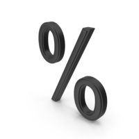 Black Percent Plastic Icon PNG & PSD Images
