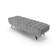 Gray Bedroom Bench PNG & PSD Images