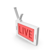 Live TV Symbol PNG & PSD Images