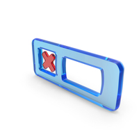 Small Counter With Cross Symbol PNG & PSD Images