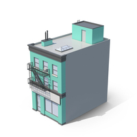 Blue Apartment Building PNG & PSD Images