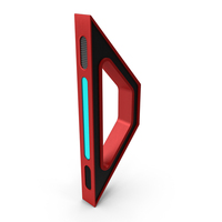 Scifi Support Element Red PNG & PSD Images