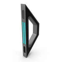 Scifi Support Element Grey PNG & PSD Images