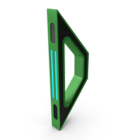 Scifi Support Element Green PNG & PSD Images