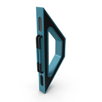 Scifi Support Element Blue PNG & PSD Images