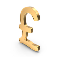 Gold Pound Sign PNG & PSD Images