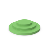 Basic Green Circular Podium PNG & PSD Images