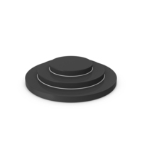 Black Circular Podium PNG & PSD Images