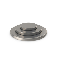 Silver Circular Podium PNG & PSD Images