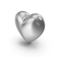 Heart Silver PNG & PSD Images