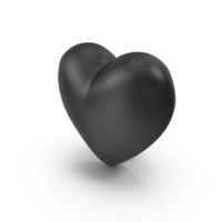 Heart Black PNG & PSD Images