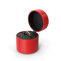Red Ring Box With Ring PNG & PSD Images
