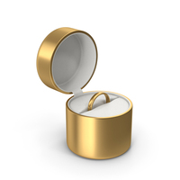 Round Ring Box With Ring PNG & PSD Images