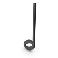 Music Half Note Plastic PNG & PSD Images