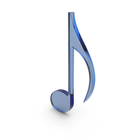 Music Eighth Note Glass PNG & PSD Images