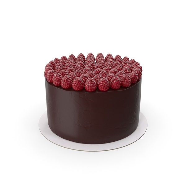 Raspberry Chocolate Cake PNG & PSD Images
