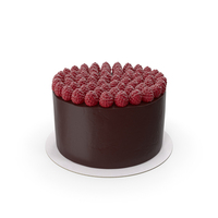 Raspberry Chocolate Cake PNG & PSD Images