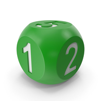 Green And White Dice PNG & PSD Images
