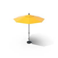 Yellow Outdoor Umbrella PNG & PSD Images