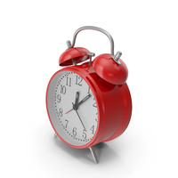 Alarm Clock Red PNG & PSD Images