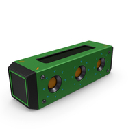Scifi Element Green PNG & PSD Images