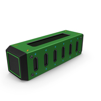 Scifi Element Green PNG & PSD Images