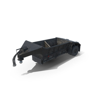 Bottom Dump Trailer Dirty PNG & PSD Images