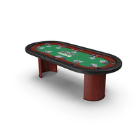 Poker Table With Chips And Cards PNG & PSD Images
