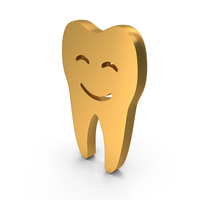 Gold Clean Teeth Dental Icon PNG & PSD Images