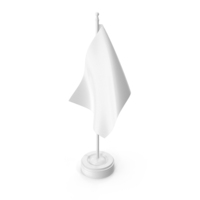 Monochrome Customizable Desk Flag PNG & PSD Images