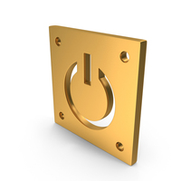 Square Power Icon PNG & PSD Images