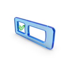Small Glass Correct Counter Symbol PNG & PSD Images