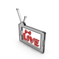 Glass Live TV Stream WiFi Symbol PNG & PSD Images