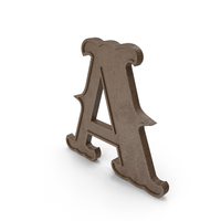 Western Style Letter A PNG & PSD Images