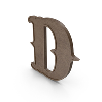 Western Style Letter D PNG & PSD Images
