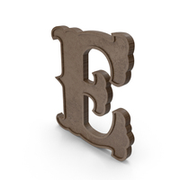 Western Style Letter E PNG & PSD Images