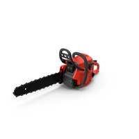 Red Gas Powered Chainsaw PNG & PSD Images