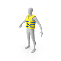 Super Soft Adult Medium Life Jacket PNG & PSD Images