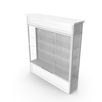 Trophy Display Case White PNG & PSD Images