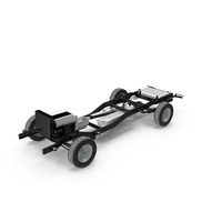 Vintage Pickup Truck 2WD Chassis PNG & PSD Images
