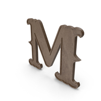 Western Style Letter M PNG & PSD Images