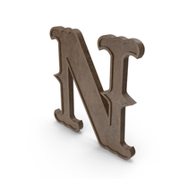 Western Style Letter N PNG & PSD Images