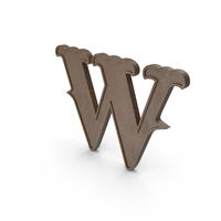 Western Style Letter W PNG & PSD Images