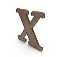 Western Style Letter X PNG & PSD Images
