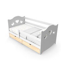 Children's Bed PNG & PSD Images