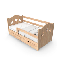 Children's Bed PNG & PSD Images