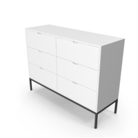 White Dresser PNG & PSD Images
