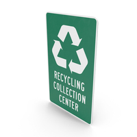 Recycling Collection Center Sign PNG & PSD Images