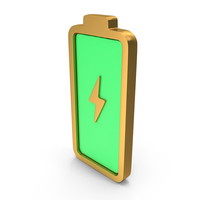 Near Full Charged Battery Icon PNG & PSD Images